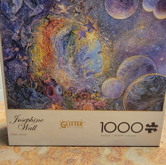 New in box 1000 pieces glitter Star Child puzzle - Picture 4 of 8